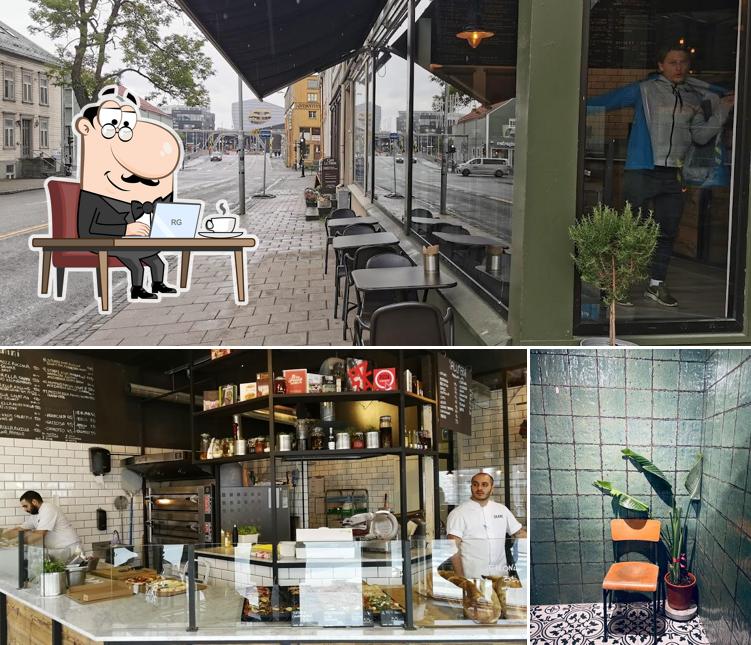 The interior of Grano Midtbyen