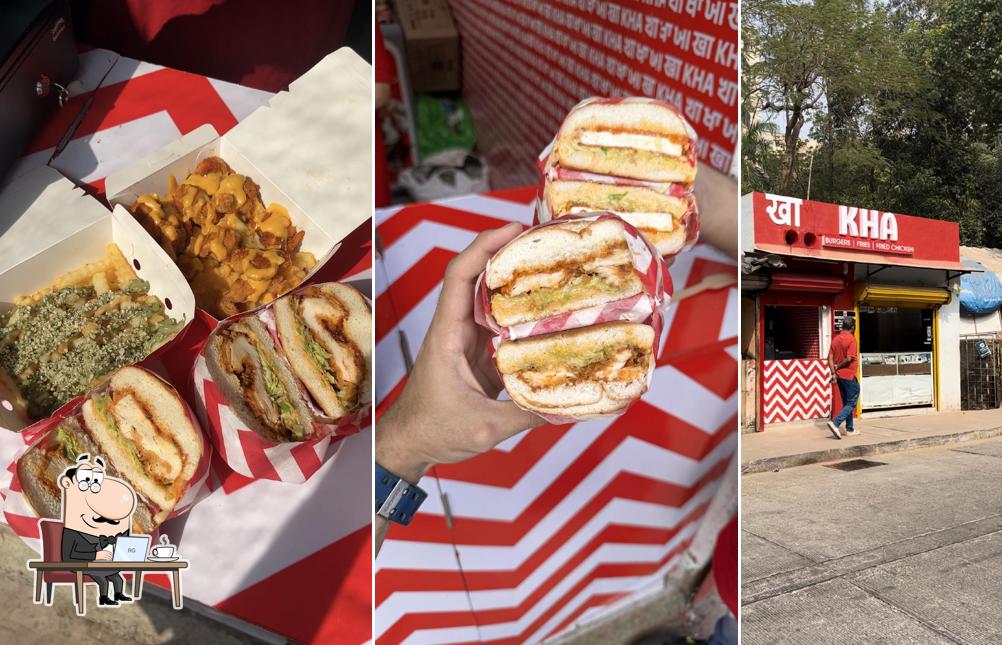 The interior of KHA - Burgers, Fries, Fried Chicken