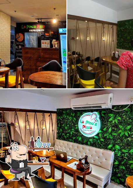 The interior of La Pino'z Pizza - Sakchi, Jamshedpur