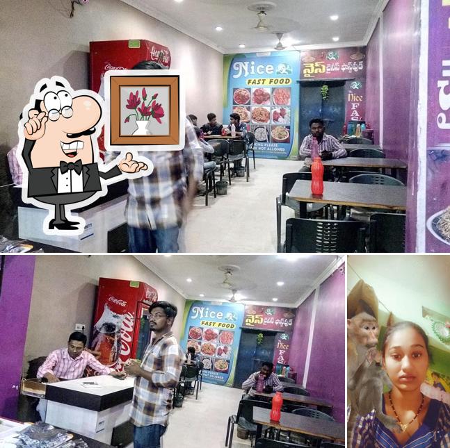 The interior of Nice Fast Food