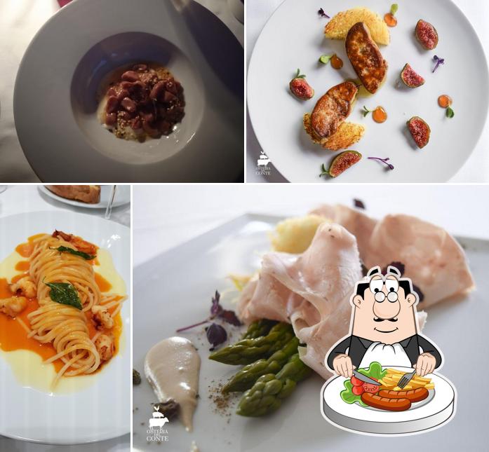Platti al Ristorante Osteria del Conte
