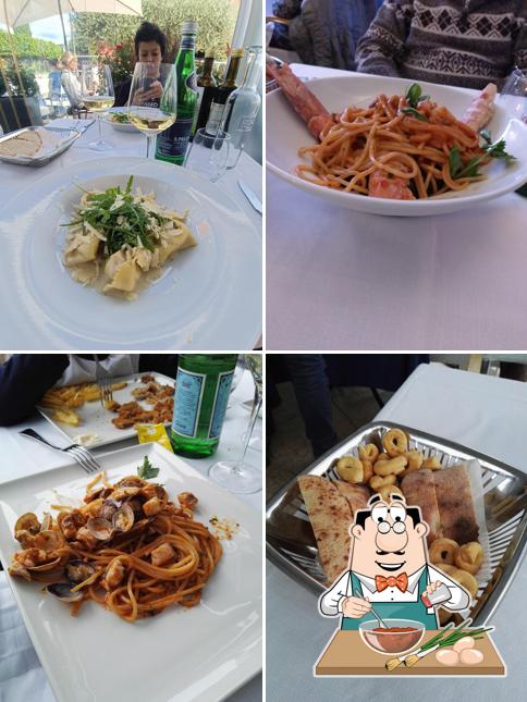 Ravioli al Ristorante Pesce di Mare Le Ancore della Bastia