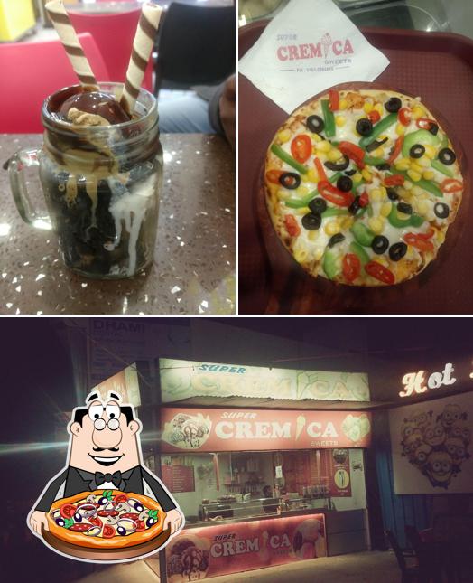Order various types of pizza