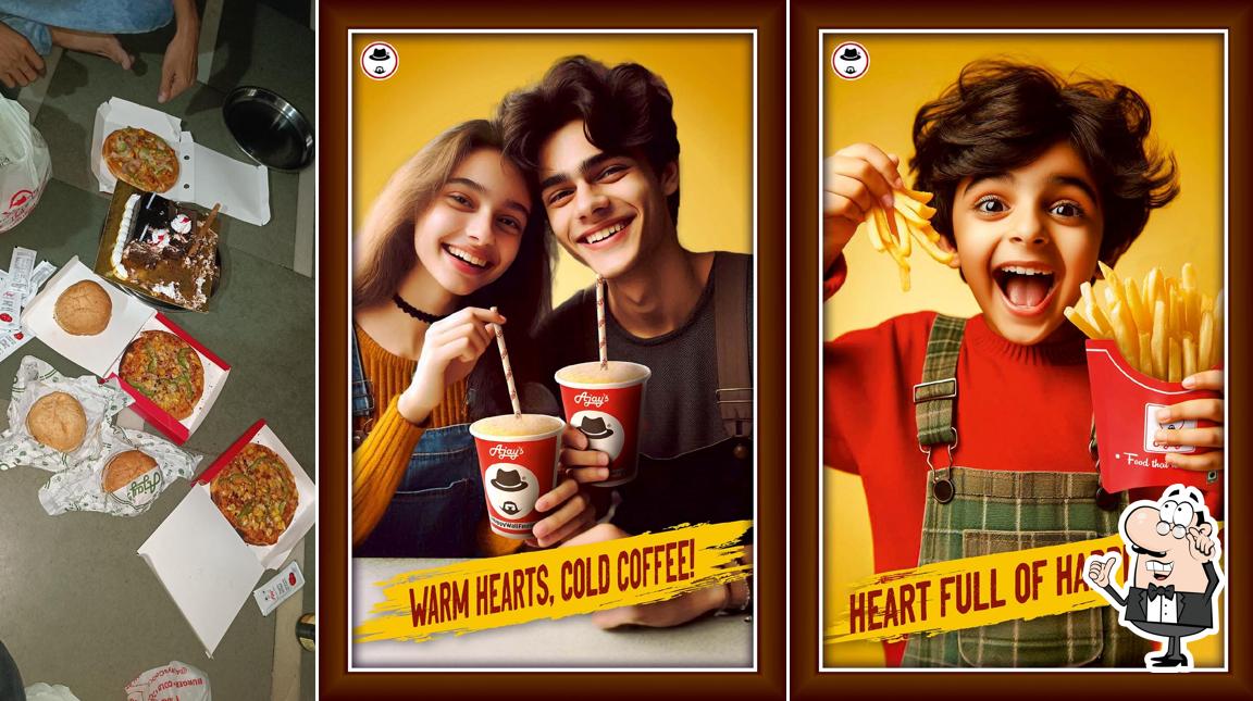 The interior of Ajay's