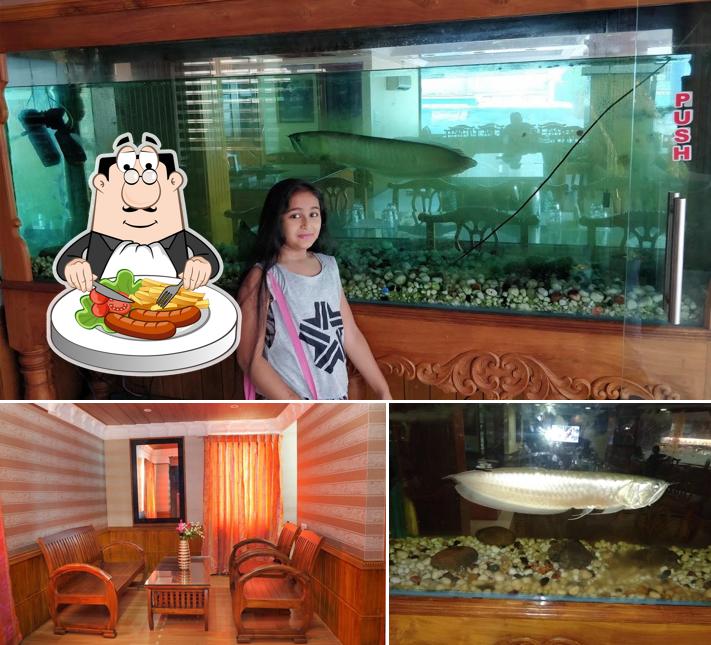 This is the photo depicting food and interior at Hotel Melody Park