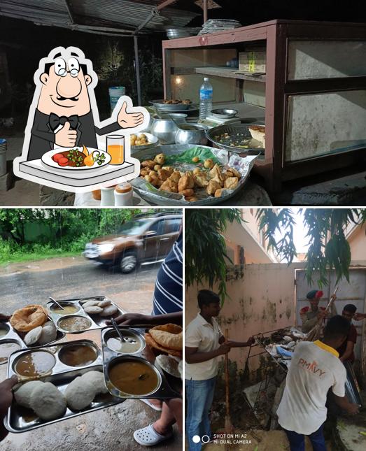 Food at Kalia Bhai Tiffin Center