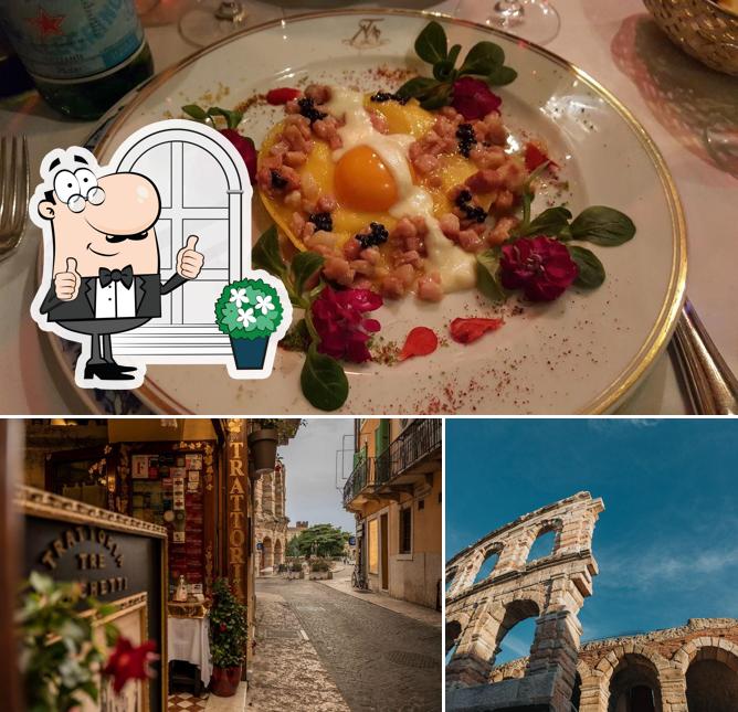La foto di esterno e cibo da Tre Marchetti Trattoria