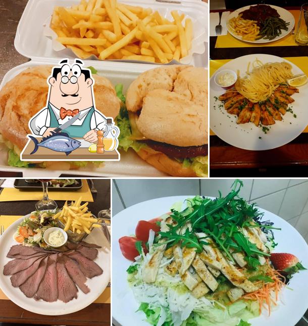 Salmone grigliato al Café Restaurant La Canette