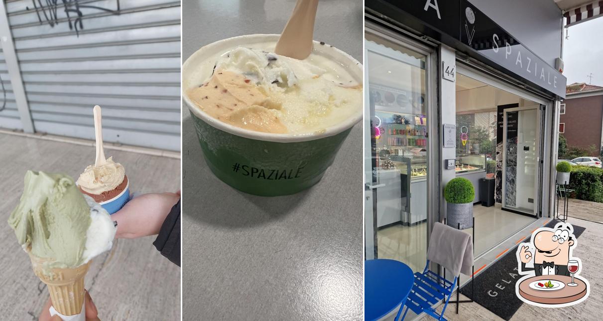 Cibo al Gelateria SPAZIALE