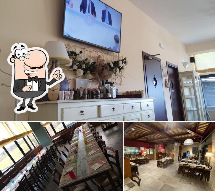 Gli interni di L'Infinito a Tavola