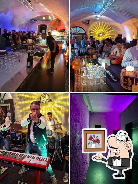 Gli interni di Läif Musik Bar