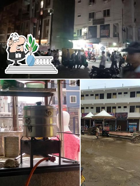 The exterior of Bhukkad fast food corner