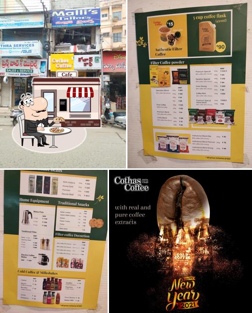 The exterior of Cothas Coffee Shop - Nellore, Andhra Pradesh