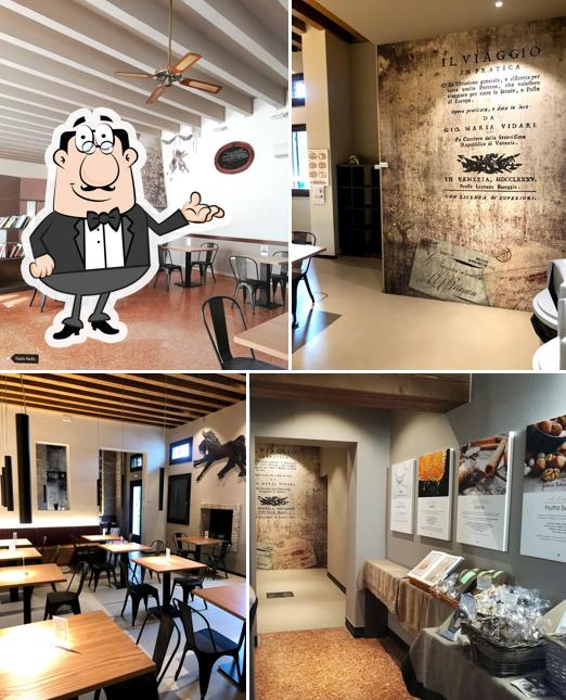 Gli interni di gelateria naturale scaldaferro