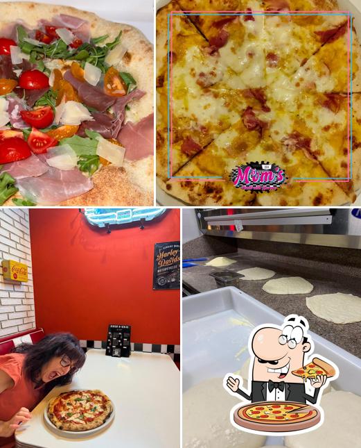 Ordina una pizza a Mom's pizza & burger