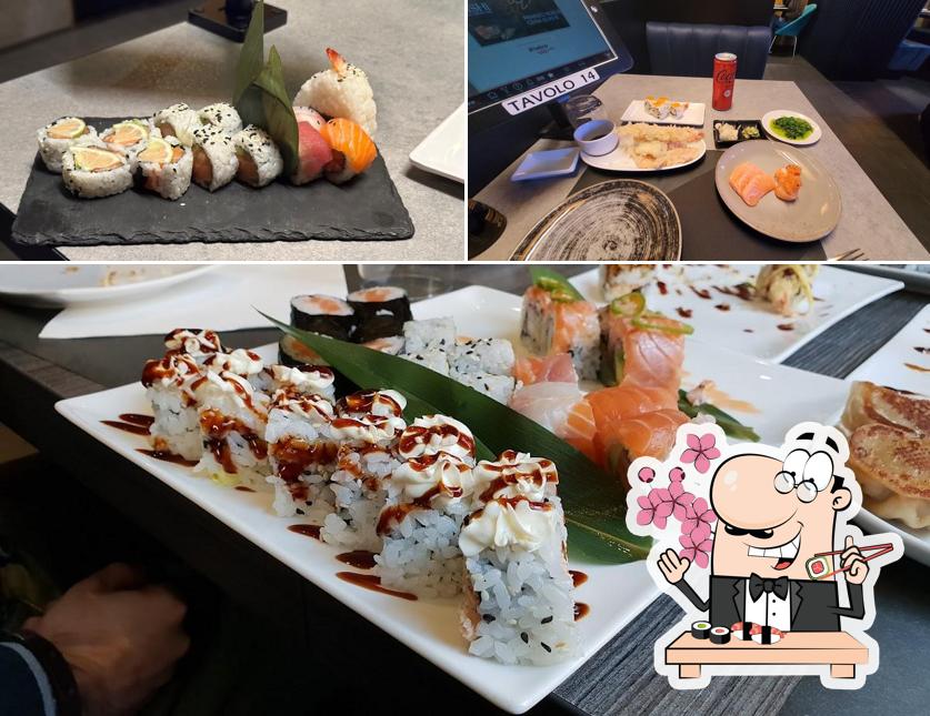Prova le varie opzioni di sushi
