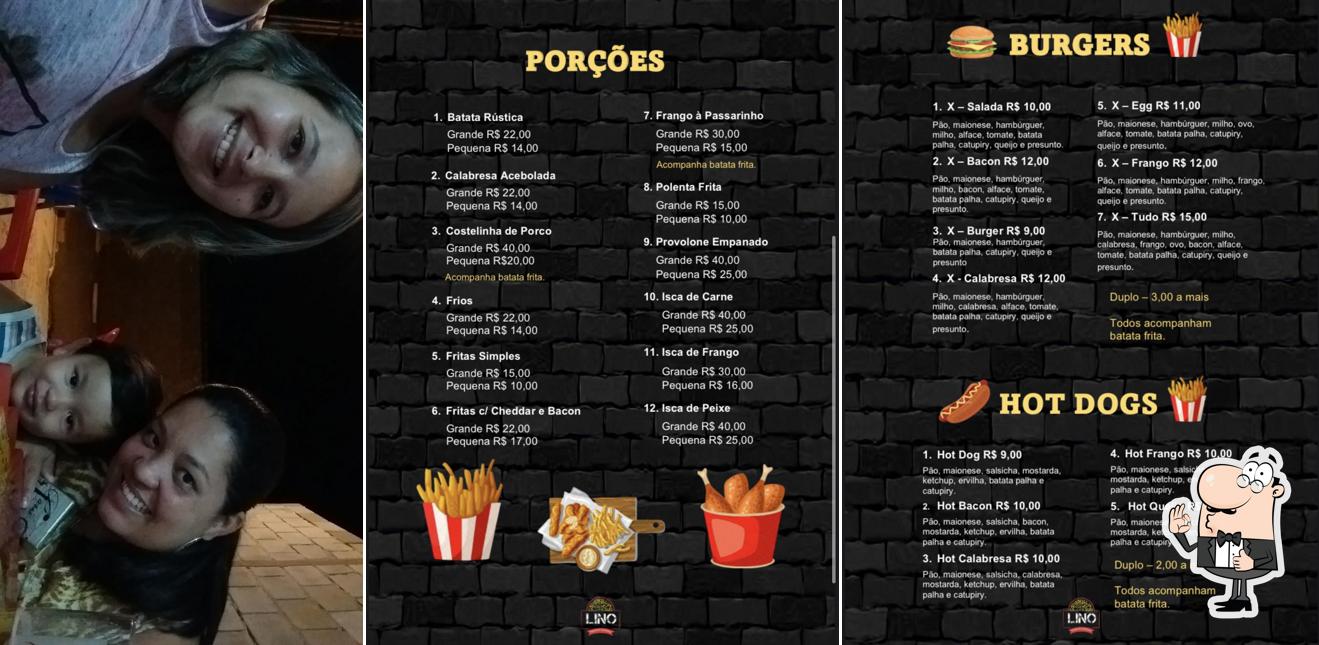 Look at this image of Pizzaria e lanchonete do Lino