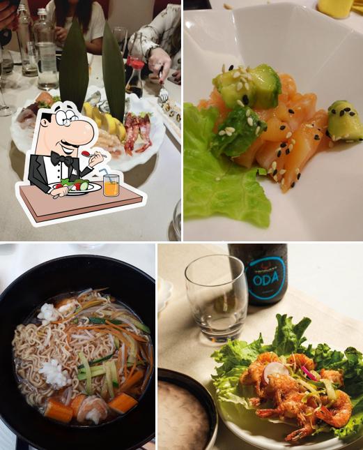 Cibo al Ristorante Giapponese Kayi Sushi