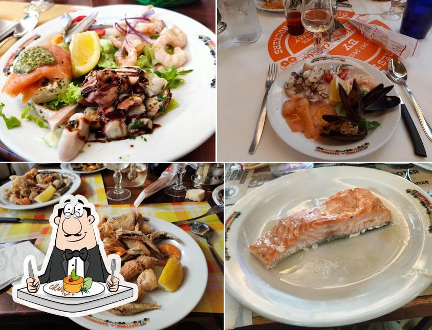 Platti al Trattoria del Camionista