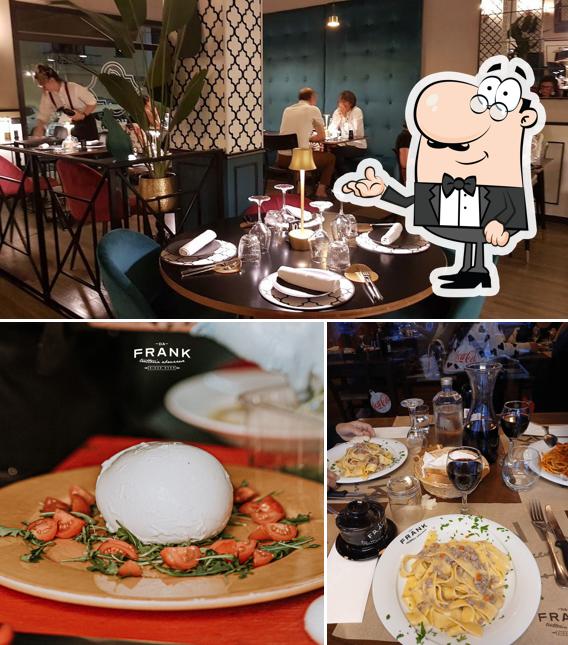 Gli interni di Trattoria da Frank