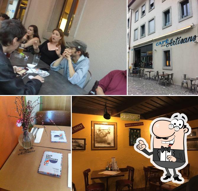 Dai un'occhiata agli interni di Café des Artisans