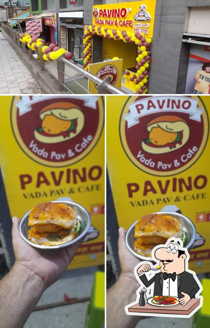 The picture of Pavino vada pav and cafe’s food and play area