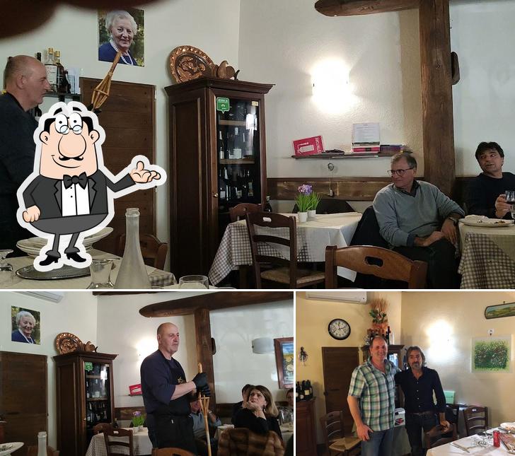 Gli interni di Ristorante @ Agriturismo dal poeta