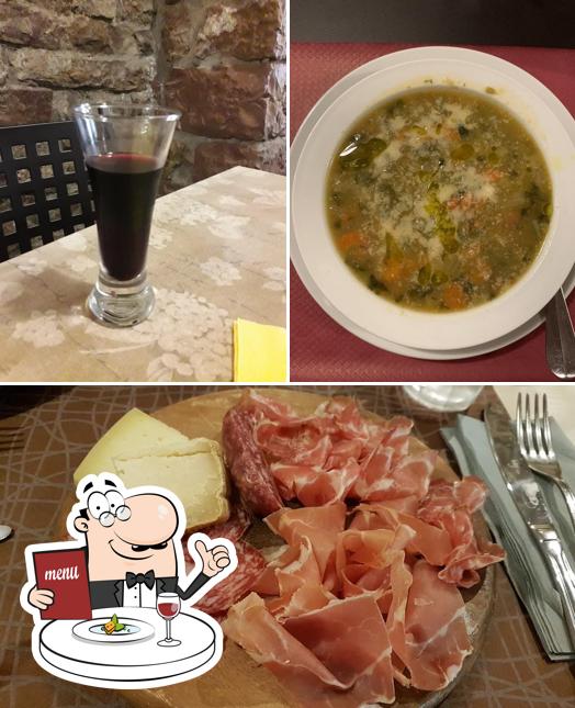 La cibo e birra del ristorante