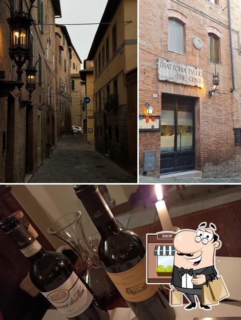 La esterno e alcol del ristorante