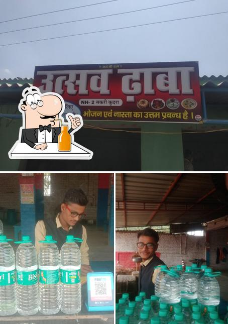 Enjoy a drink at Utsav Dhaba