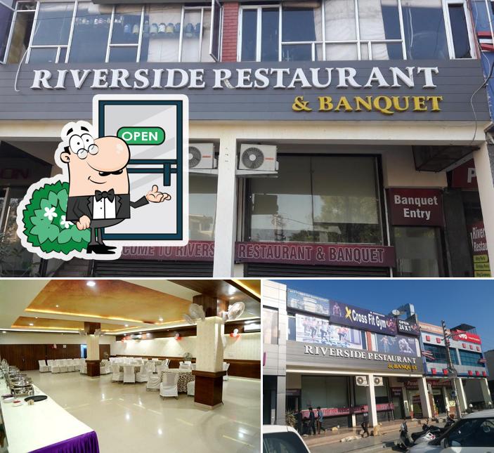 The restaurant's exterior and interior