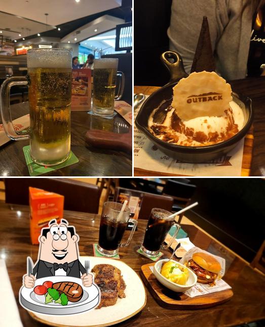 Bife em Outback Steakhouse