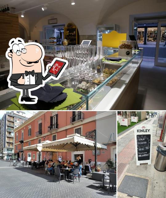 La esterno e interni del ristorante