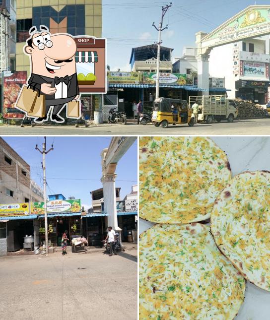 The photo of exterior and food at ICY ICE BRIYANI