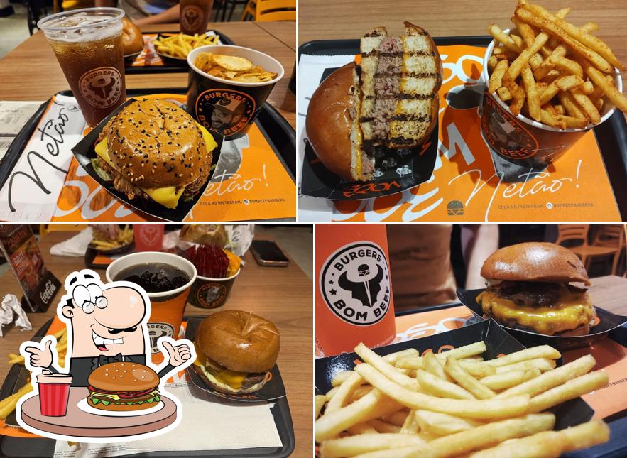 Os hambúrgueres do Bom Beef Burgers irão satisfazer diferentes gostos