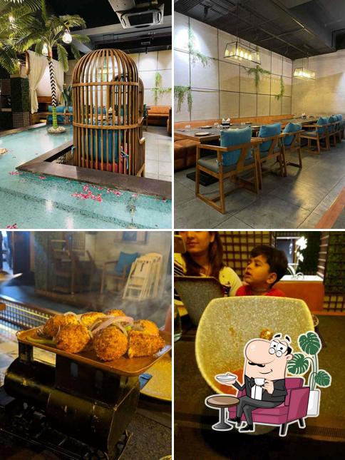 Take a seat at one of the tables at The Secret Kitchen