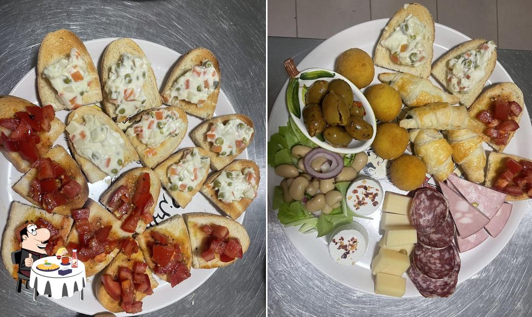 Piatto di formaggi al Bar Italia