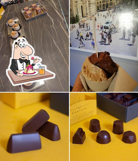 Cortese Café 900 serve un'ampia selezione di dessert