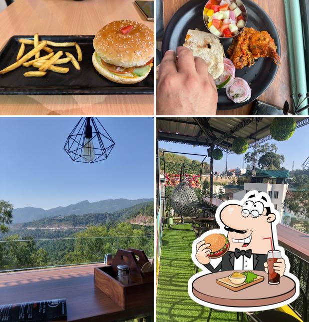 Get a burger at Freq Cafe