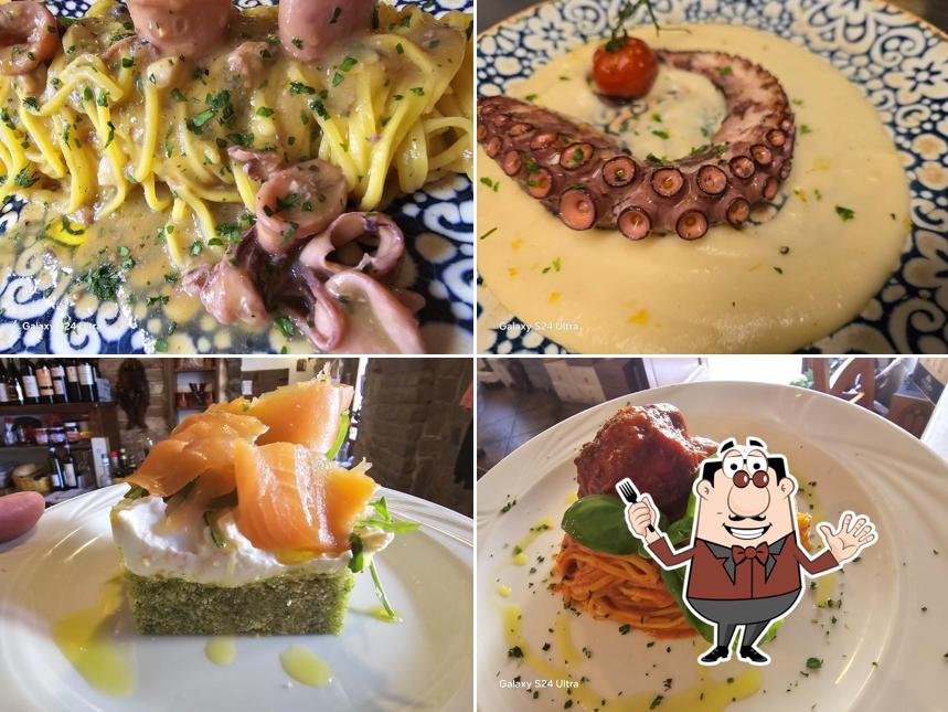 Platti al La Piccola Osteria