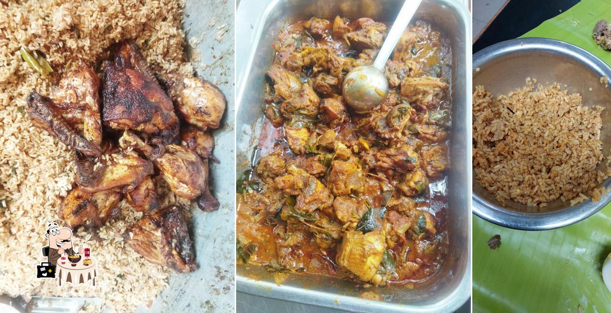 Meals at Madurai seeraga samba dum biriyani kadai