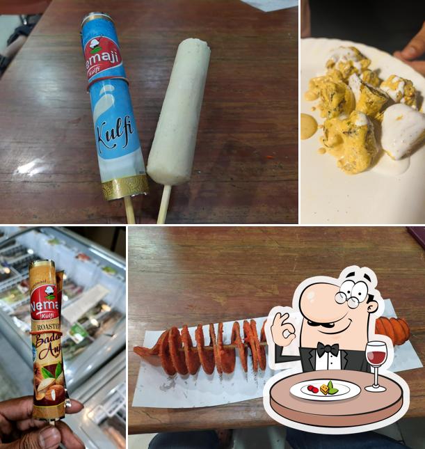 Meals at Nema Kulfi and Gajak