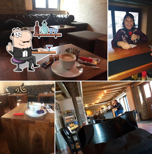 Gli interni di Blue Cocktailbar