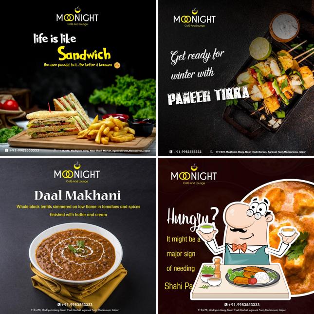 Food at Moon Night Cafe & Lounge