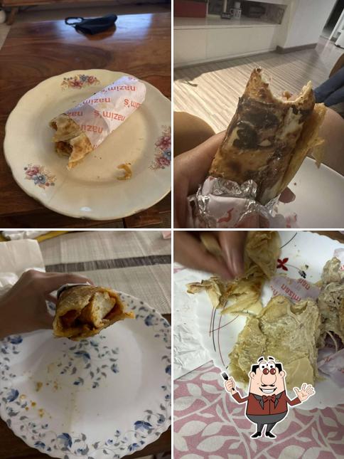 Food at Nazim Khan Kathi Roll