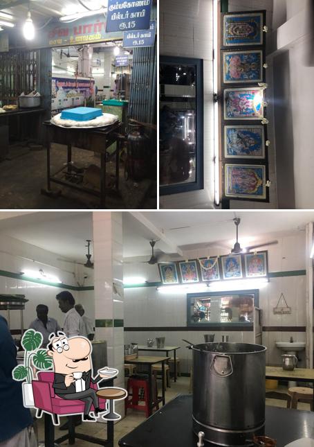 The interior of Siva parvathi