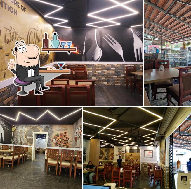 The interior of Thalassery restaurant