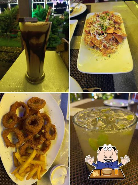 Food at Morvee cafe rooftop