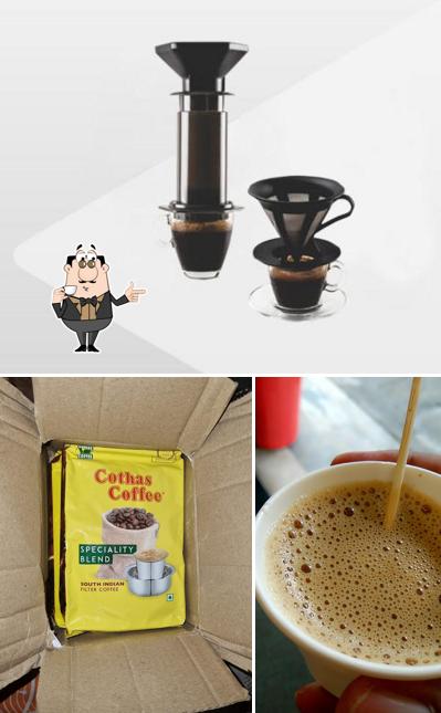 Check out different beverages offered by Cothas Coffee