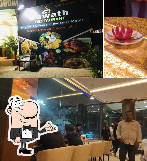 The interior of Dawath Restaurant